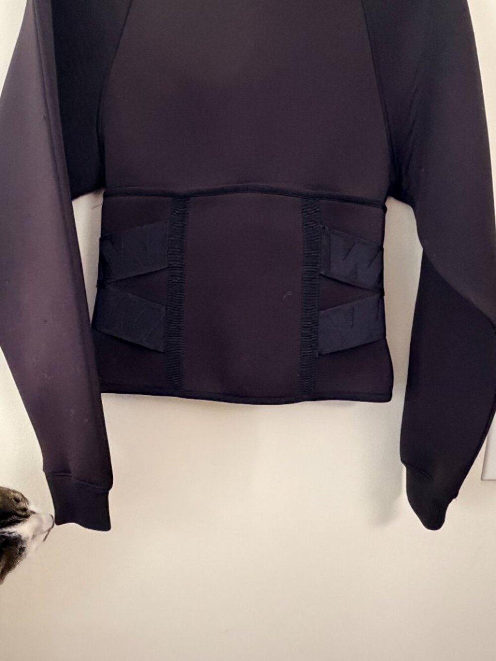 ALEXANDER WANG H&M COLLAB NEOPRENE BODYCON SCUBA TOP 6 - Picture 2 of 10